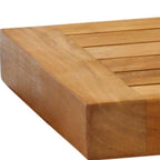 36" Brown Solid Wood Wall Mounted Floating Shelf