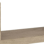 47" Oak Solid Wood Wall Mounted Floating Shelf
