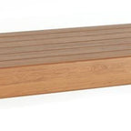 24" Brown Solid Wood Wall Mounted Floating Shelf