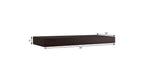 12" Espresso Solid Wood Wall Mounted Floating Shelf