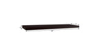 12" Espresso Solid Wood Wall Mounted Floating Shelf