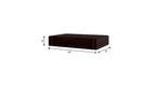 12" Espresso Solid Wood Wall Mounted Floating Shelf