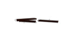 12" Espresso Solid Wood Wall Mounted Floating Shelf