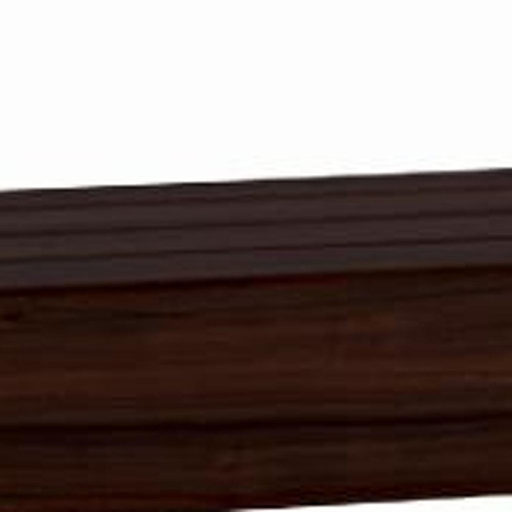 12" Espresso Solid Wood Wall Mounted Floating Shelf