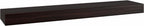 12" Espresso Solid Wood Wall Mounted Floating Shelf