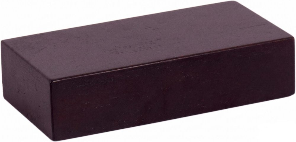 12" Espresso Solid Wood Wall Mounted Floating Shelf