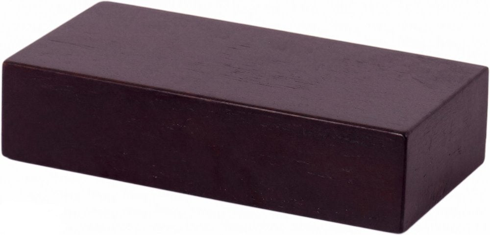 12" Espresso Solid Wood Wall Mounted Floating Shelf