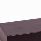 12" Espresso Solid Wood Wall Mounted Floating Shelf