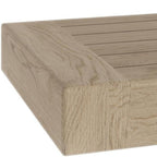 12" Brown Solid Wood Wall Mounted Floating Shelf
