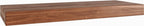 24" Brown Solid Wood Wall Mounted Floating Shelf