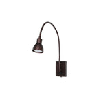 30" Antiqued Brass Metal Spotlight Wall Sconce