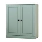 32" Sage Solid Wood Accent Cabinet With Two Doors