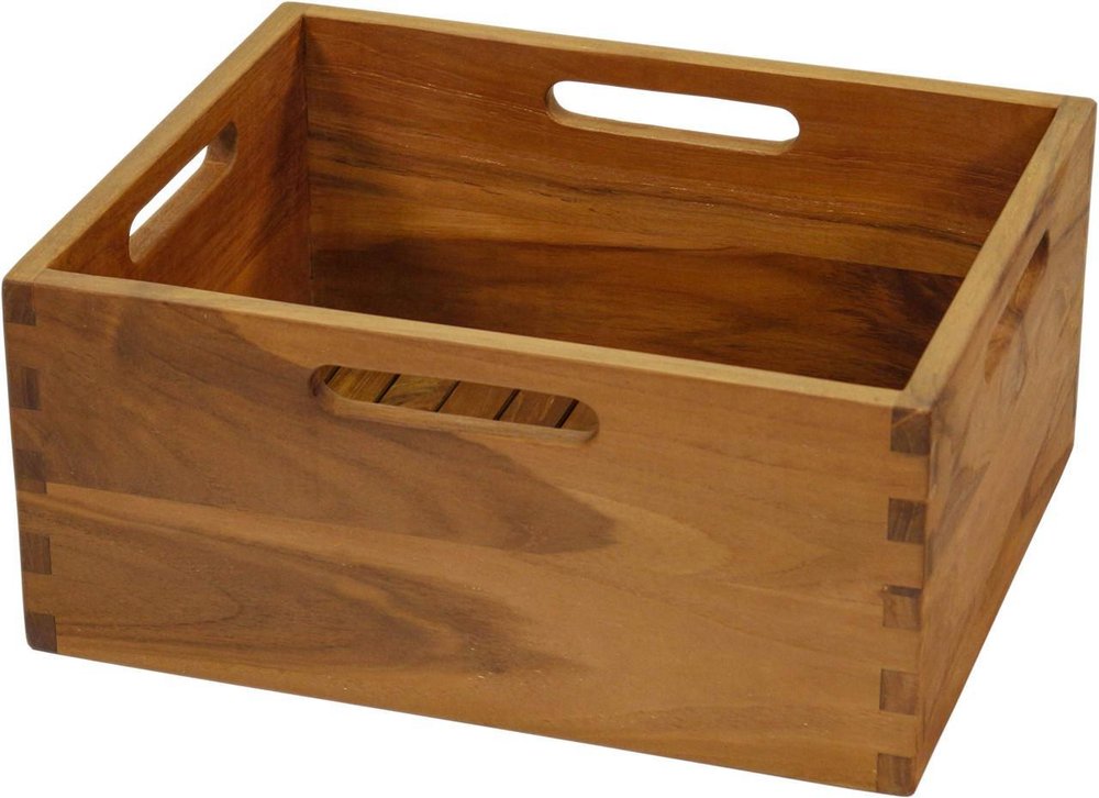 13" Brown Solid Wood Bathroom Storage Furniture Set