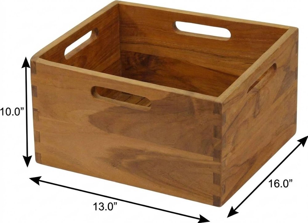 13" Brown Solid Wood Bathroom Storage Furniture Set