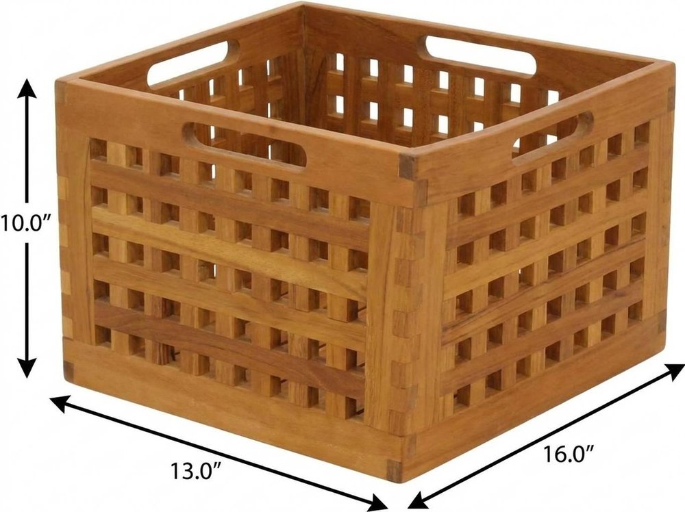 13" Brown Solid Wood Bathroom Storage Furniture Set
