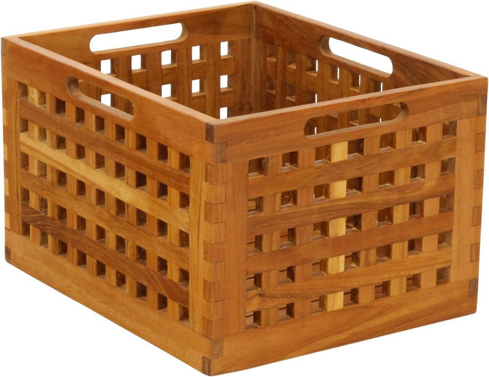 13" Brown Solid Wood Bathroom Storage Furniture Set