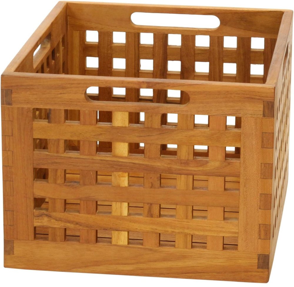 13" Brown Solid Wood Bathroom Storage Furniture Set