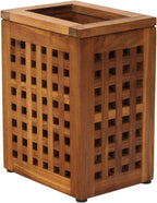 9" Brown Solid Wood Bathroom Storage Furniture Set