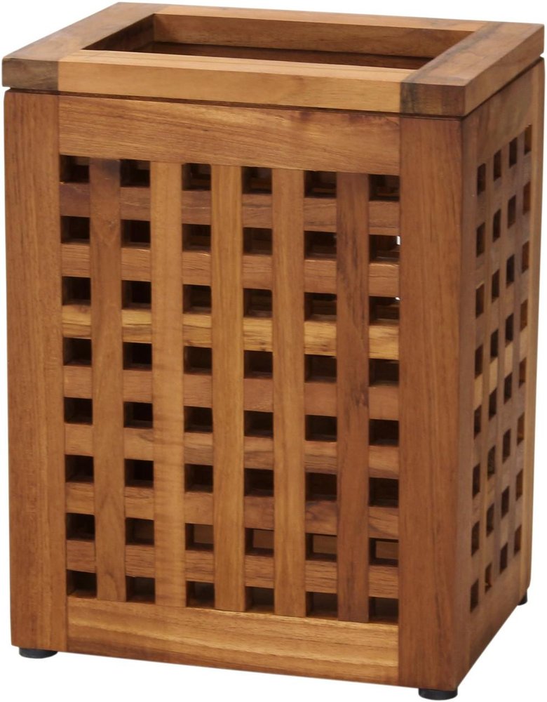 9" Brown Solid Wood Bathroom Storage Furniture Set