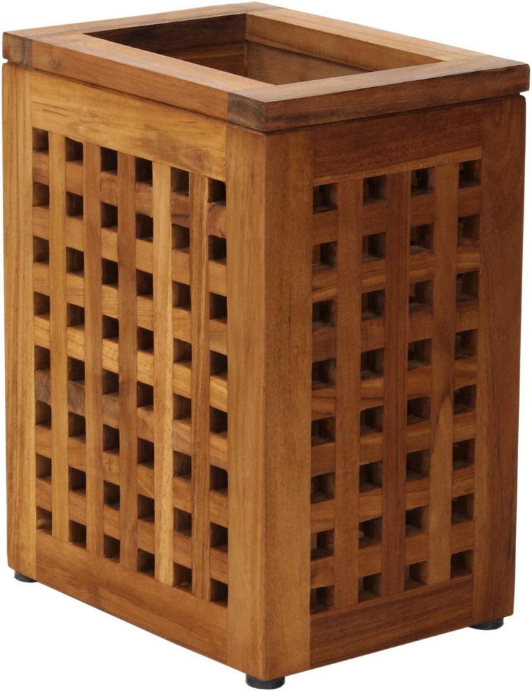9" Brown Solid Wood Bathroom Storage Furniture Set