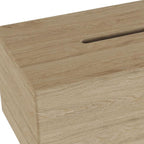 7" Brown Solid Wood Bathroom Storage Furniture Set