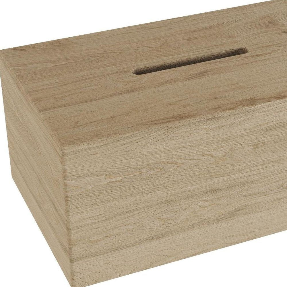 7" Brown Solid Wood Bathroom Storage Furniture Set