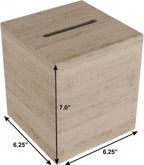 6" Brown Solid Wood Bathroom Storage Furniture Set