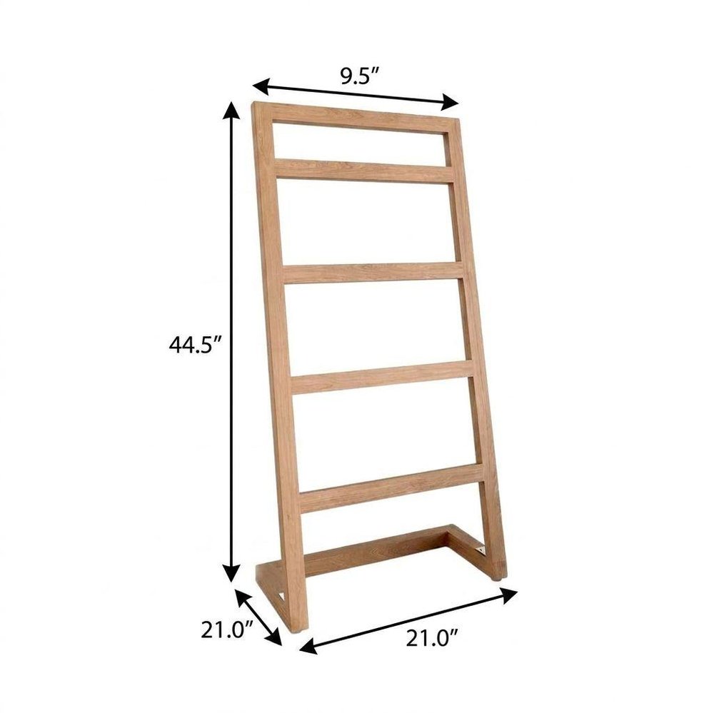 10" Brown Solid Wood Bathroom Storage Furniture Set
