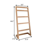 10" Brown Solid Wood Bathroom Storage Furniture Set