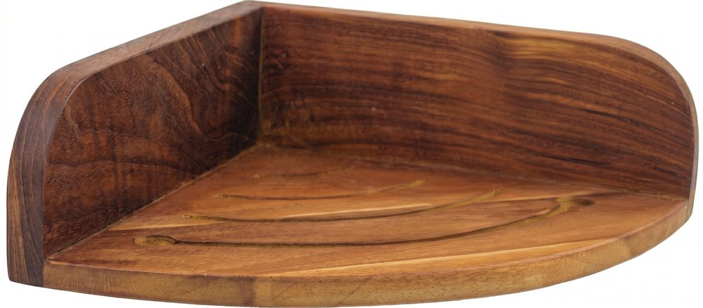 10" Brown Solid Wood Bathroom Storage Furniture Set