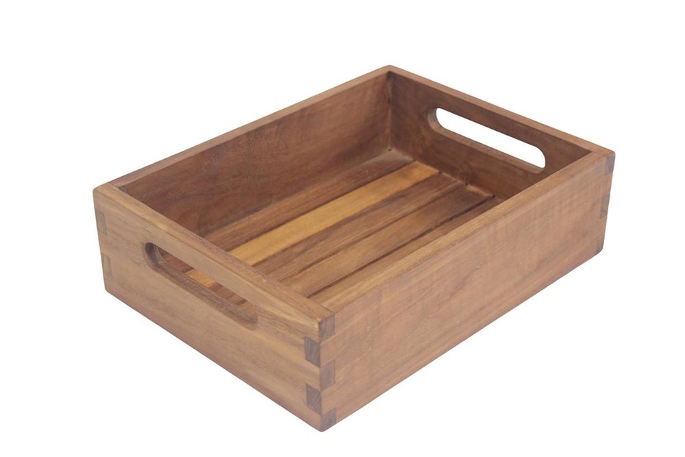 10" Brown Solid Wood Bathroom Storage Furniture Set