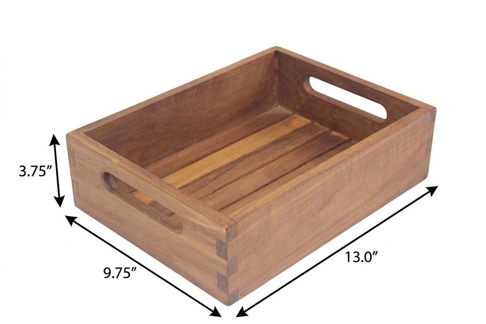 10" Brown Solid Wood Bathroom Storage Furniture Set