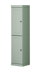 72" Sage Solid Wood Two Door Pantry Or Storage Closet