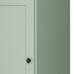 72" Sage Solid Wood Two Door Pantry Or Storage Closet