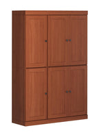 72" Coffee Solid Wood 8 Pantry Or Storage Closet