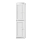 72" White Solid Wood Two Door Pantry Or Storage Closet