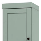 72" Sage Solid Wood Two Door Pantry Or Storage Closet