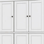 72" White Solid Wood 8 Pantry Or Storage Closet