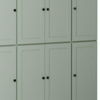 72" Sage Solid Wood 8 Two Drawer Pantry Or Storage Closet