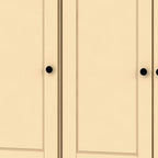 72" Yellow Solid Wood 8 Pantry Or Storage Closet
