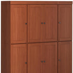 72" Coffee Solid Wood 8 Pantry Or Storage Closet