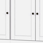 72" White Solid Wood 8 Pantry Or Storage Closet