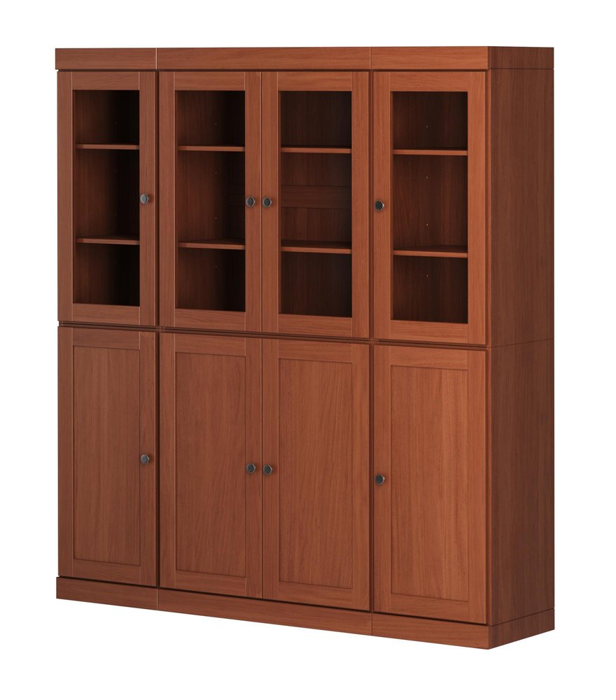 72" Coffee Solid Wood 8 Pantry Or Storage Closet