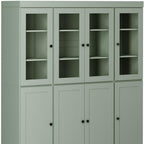 72" Sage Solid Wood 8 Pantry Or Storage Closet