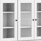 72" White Solid Wood 8 Two Drawer Pantry Or Storage Closet