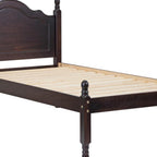 Espresso Solid Wood Twin Bed Frame