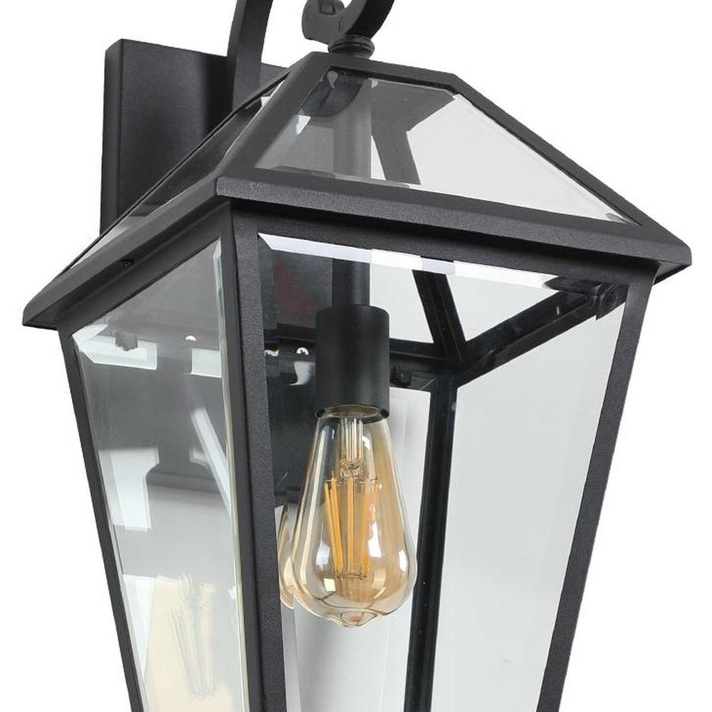 Black Transparent Outdoor Hanging Light
