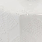 19" Off White Round Table Lamp With Drum Shade