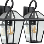 Black Transparent Outdoor Hanging Light