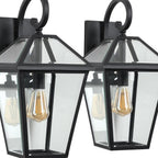 Black Transparent Outdoor Hanging Light